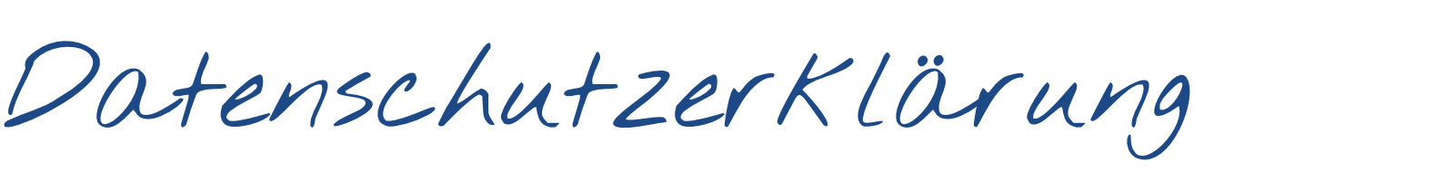 Datenschutzerklärung